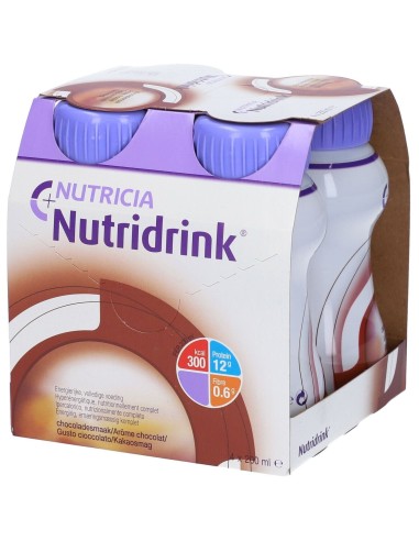 Nutridrink Integratore Cioccolato 4x200 ml
